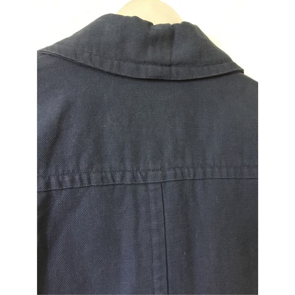 Lacoste Blue Cotton Double-Breasted Blazer - Picture 11 of 16